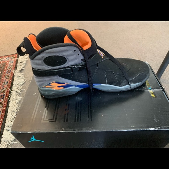 Jordan 8 - sz 11.5 - Phoenix Suns - worm once - Picture 4 of 7